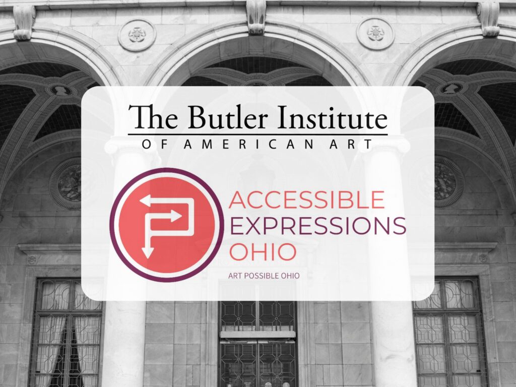 Selection of artworks from the Accessible Expressions Ohio Exhibition, featuring colorful paintings, drawings, and mixed-media pieces created by artists with disabilities, highlighting diverse styles and creative expression.